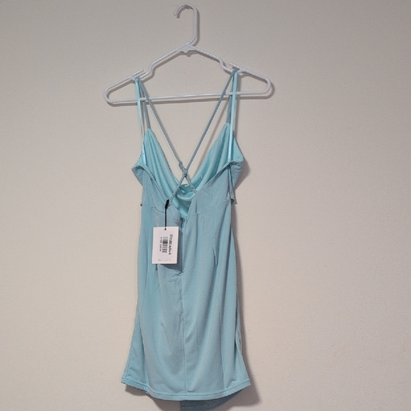 Hello Molly Light Blue Dress - Picture 3 of 4
